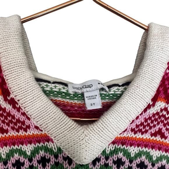 Baby Gap Hooded Knit Sweater - Size 3T - Excellent! - Picture 2 of 6